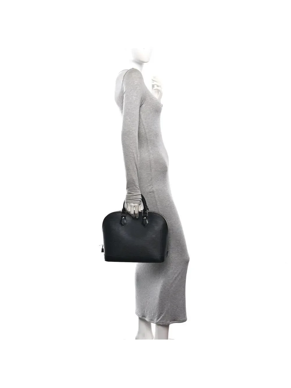Louis Vuitton Epi Alma Pm Black #334375L12B